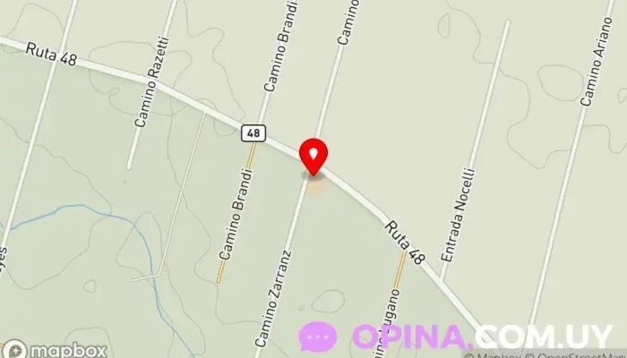 mapa de Escuela 45, Tiempo Completo Escuela en Las Piedras