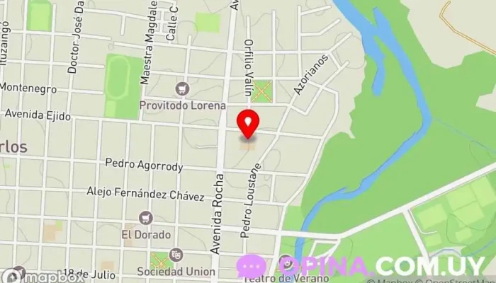 mapa de Escuela 53 Escuela en San Carlos