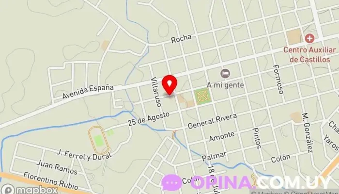 mapa de Escuela 56 Escuela en Castillos