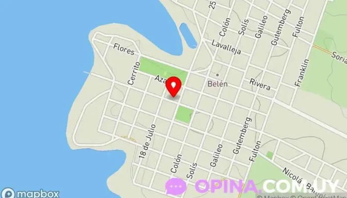 mapa de Escuela 6 Belèn Escuela en Belén