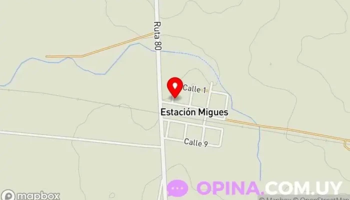 mapa de Escuela 66 Escuela en Estación Migues