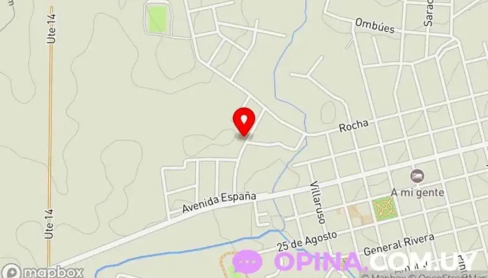 mapa de Escuela 80 Castillos Escuela en Castillos