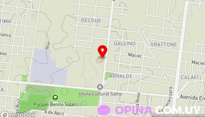 mapa de Escuela 81 Enrique Amorim Escuela en Salto