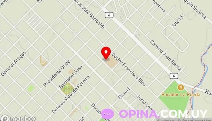 mapa de Escuela 86 Sarandi Del Yi Escuela en Sarandí del Yí