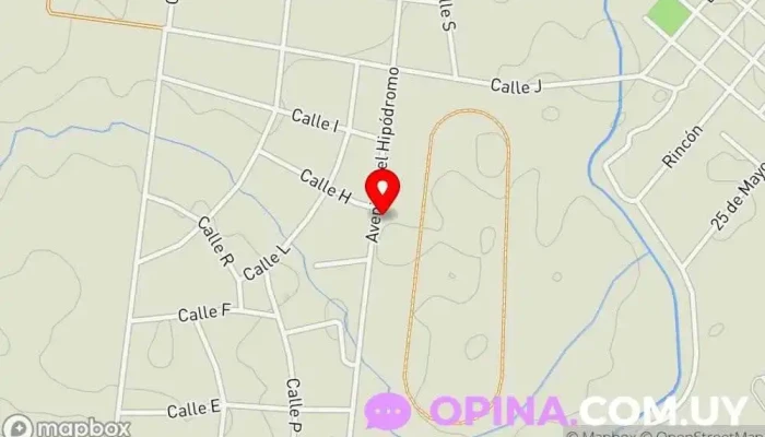 mapa de Escuela 90 Escuela en Rocha