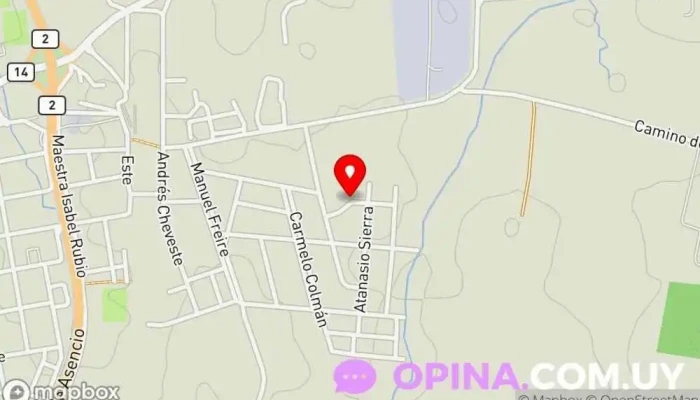 mapa de Escuela 98 Ana Monterroso de Lavalleja Escuela de primaria en Mercedes