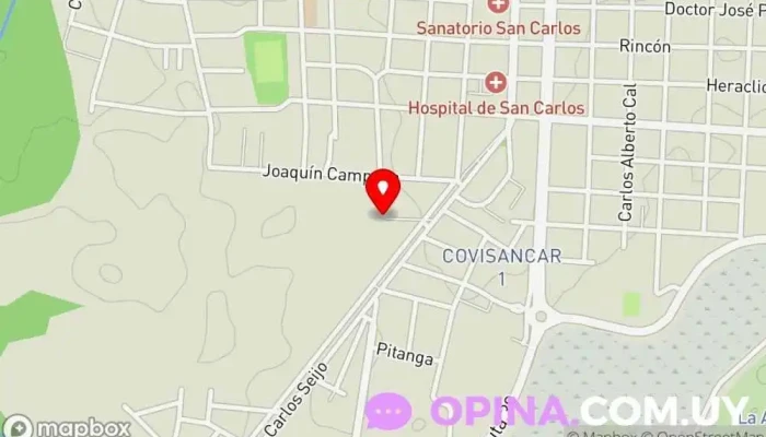 mapa de Escuela Agraria 