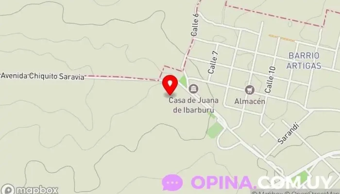 mapa de Escuela Agraria Santa Clara de Olimar- C.E.T.P. Escuela en Santa Clara De Olimar