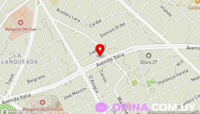 mapa de Escuela Austria 48 Escuela en Montevideo