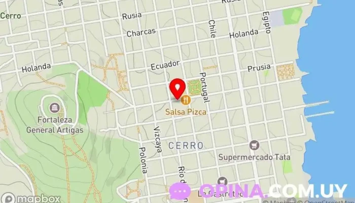 mapa de Escuela Autorizada Especial N°23 Del Cerro. Escuela en Montevideo