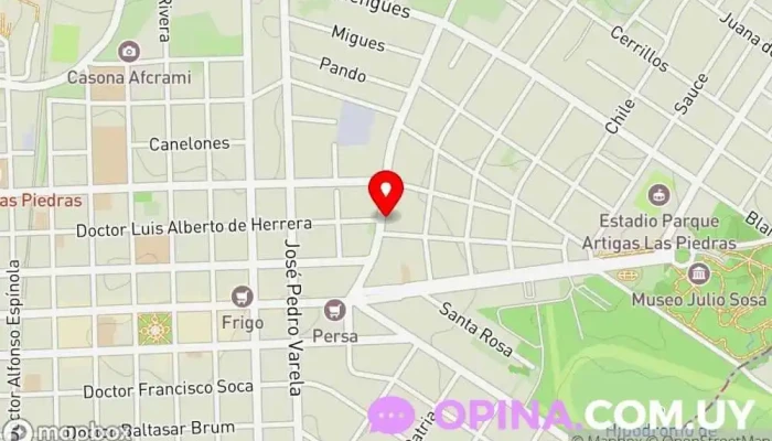 mapa de Escuela Canaria de Enfermería Escuela en Las Piedras