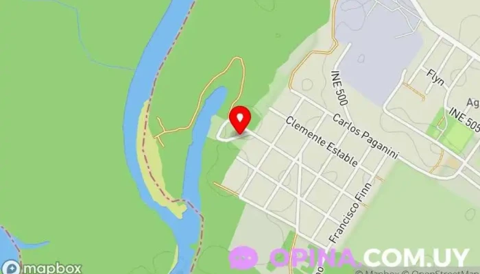 mapa de Escuela De Canotaje Araicuay Gimnasio en Aguas Corrientes