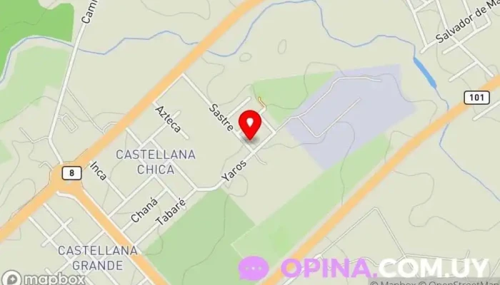 mapa de Escuela de Canto Orfeo Escuela de música en Barros Blancos