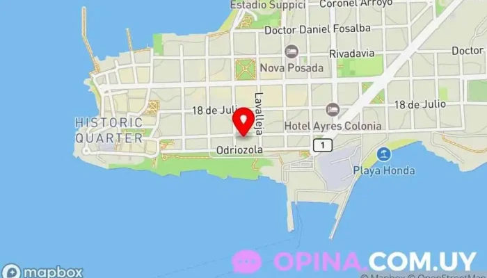 mapa de Escuela de Canto Pennylandia Centro educativo en Col. del Sacramento