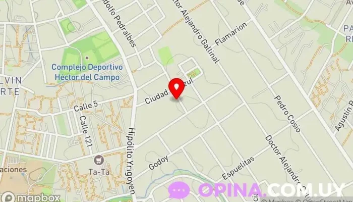 mapa de Escuela de Gastronomía de Montevideo Centro educativo en Montevideo