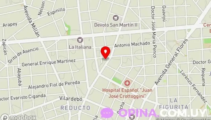 mapa de Escuela de Misterios Uruguay Escuela en Montevideo