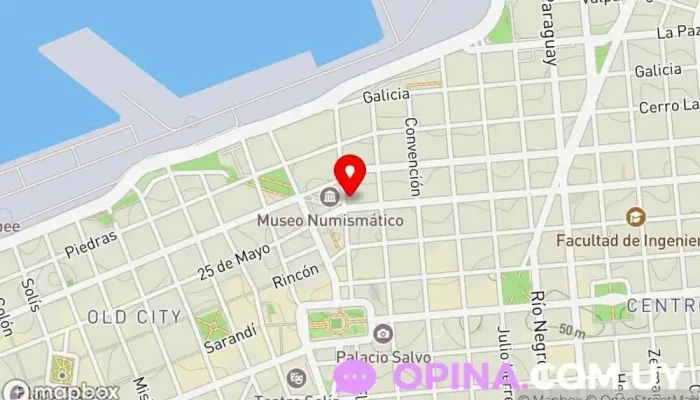 mapa de Escuela de modelos New Models Uy Centro educativo en Montevideo