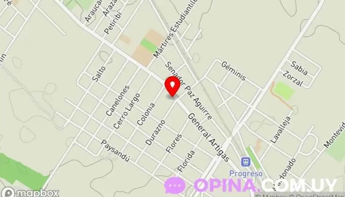 mapa de Escuela de Música - Progreso Escuela de música en Progreso