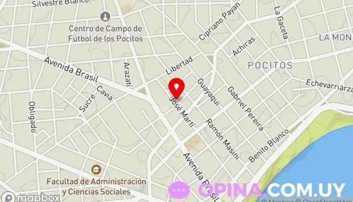 mapa de Escuela De Musica 440 Escuela de música en Montevideo