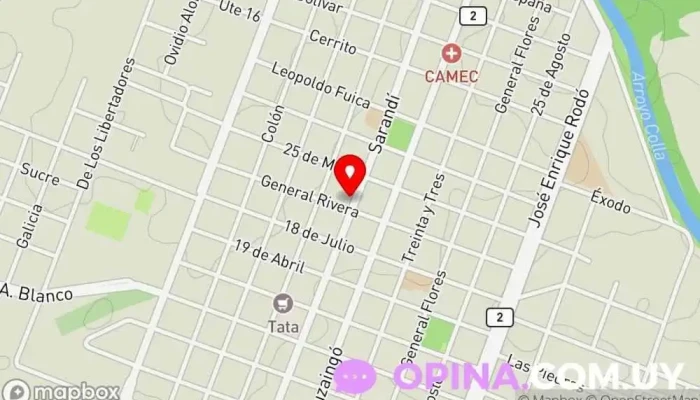 mapa de Escuela del Hogar Rosario Escuela en Rosario