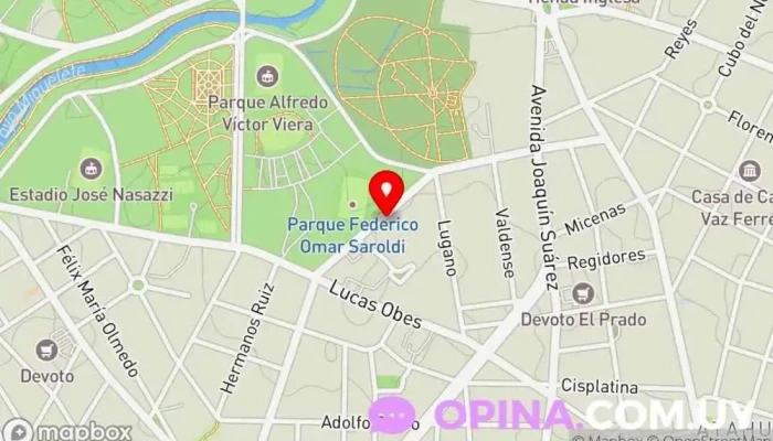 mapa de Escuela especial 203(dirección ) Escuela en Montevideo