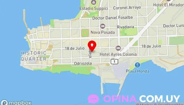 mapa de Escuela Especial N° 131 Escuela en Col. del Sacramento