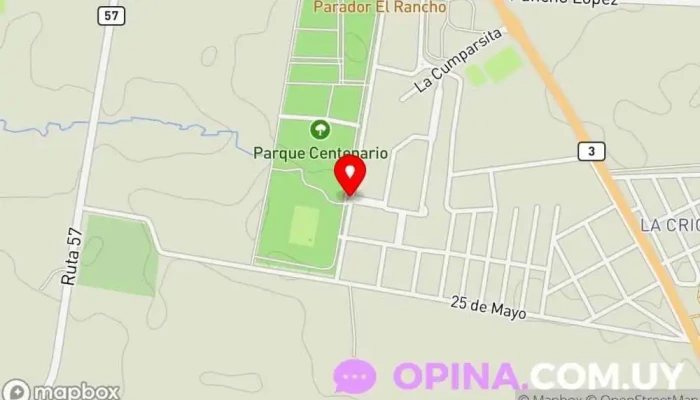 mapa de escuela Escuela primaria en Trinidad