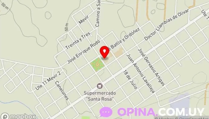 mapa de Escuela N 119 Escuela en Santa Rosa