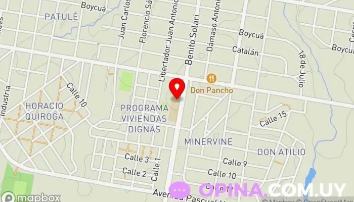 mapa de Escuela n° 10 