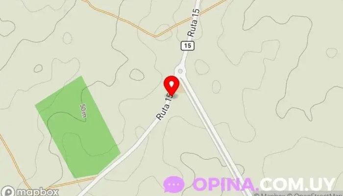 mapa de Escuela N° 11 Granja escuela en Departamento de Rocha