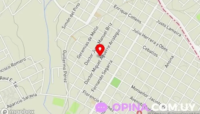 mapa de Escuela N° 120 Rivera Escuela en Rivera