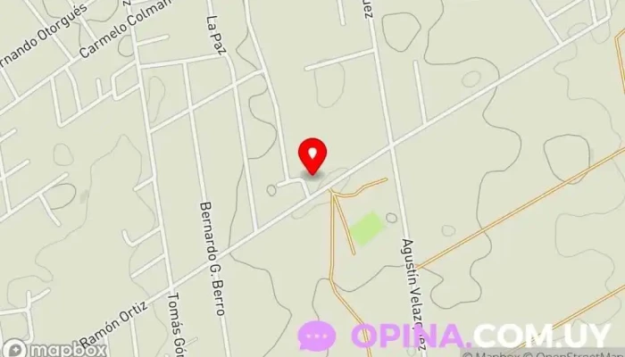 mapa de Escuela N° 16 Escuela en Ejido de Treinta y Tres