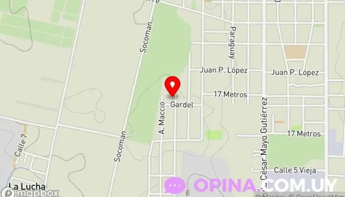 mapa de Escuela N.° 188 de Villa Nelly Escuela en La Paz