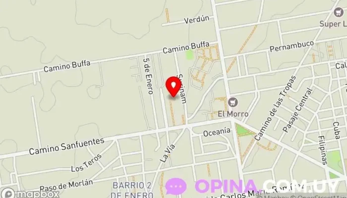 mapa de Escuela N° 253 Escuela primaria en Montevideo