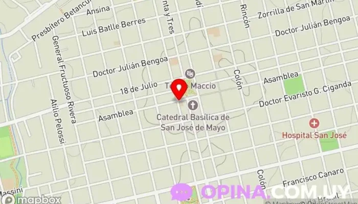 mapa de ESCUELA N° 45 Escuela en San José de Mayo