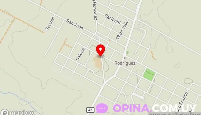 mapa de Escuela N° 47 Escuela en Rodríguez