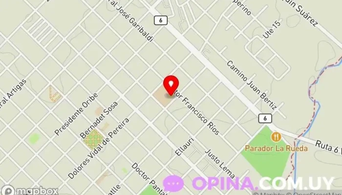 mapa de Escuela n° 5 Escuela en Sarandí del Yí