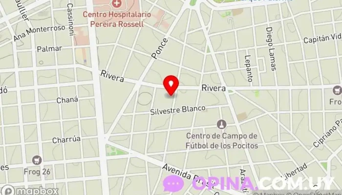 mapa de Escuela N° 83 Martín Echegoyen Escuela en Montevideo