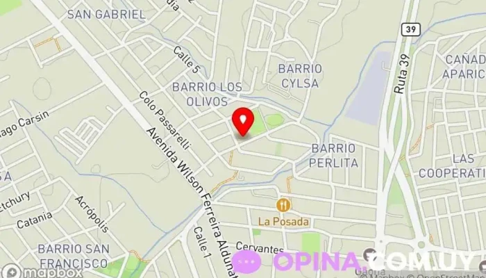 mapa de Escuela N°106 Escuela en Maldonado