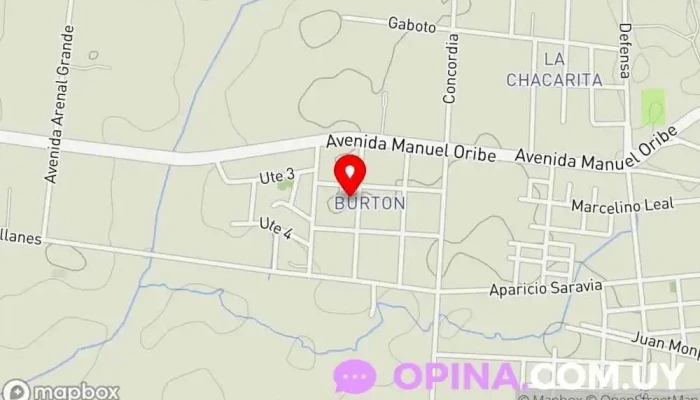 mapa de Escuela N°114 Escuela en Salto