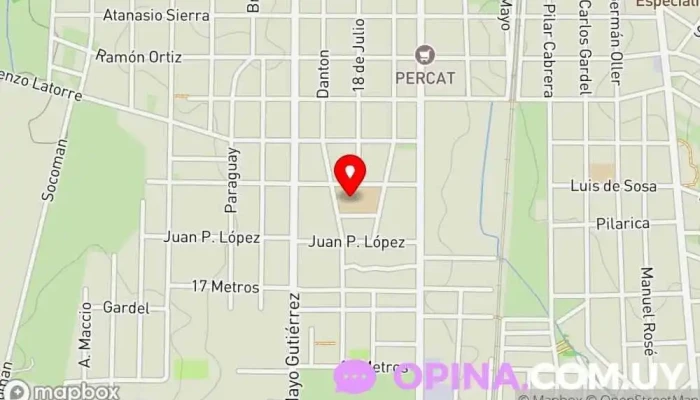 mapa de Escuela N°172 