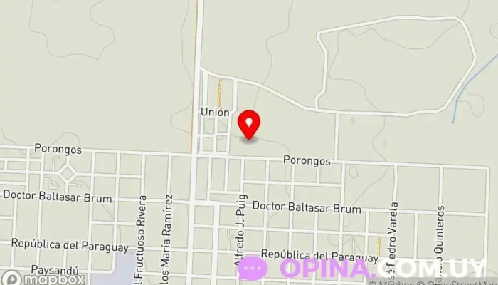 mapa de Escuela N°18 Escuela en Trinidad