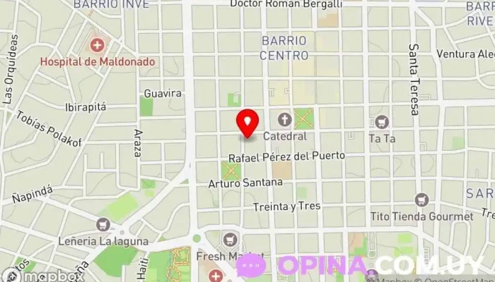 mapa de Escuela N°2 Escuela en Maldonado