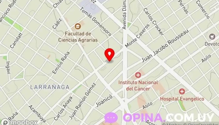 mapa de Escuela N°28 Y 80 Escuela en Montevideo