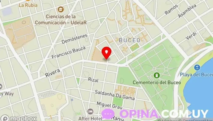 mapa de Escuela N°35 República de Guatemala Escuela de primaria en Montevideo