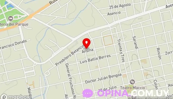 mapa de Escuela N°46 Escuela en San José de Mayo