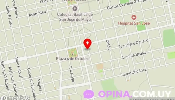 mapa de Escuela N°55 