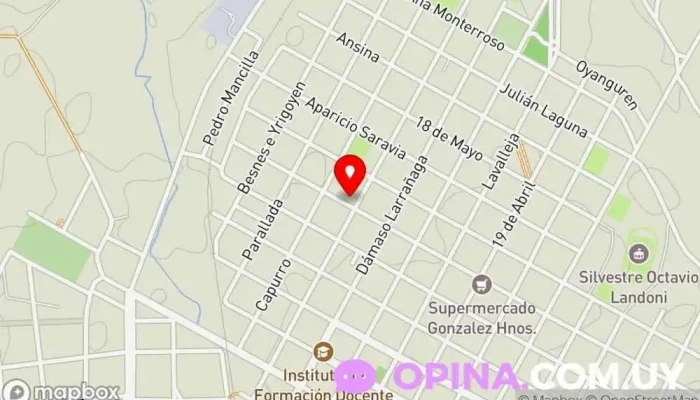 mapa de Escuela N°7 Durazno. Escuela de primaria en Durazno