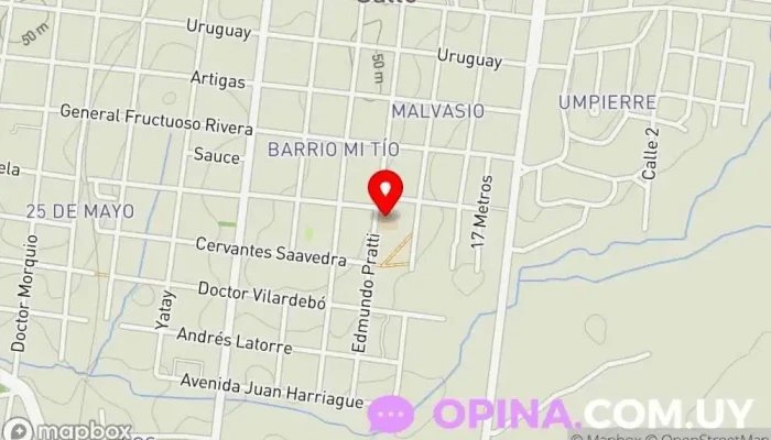 mapa de Escuela N°88 Escuela en Salto