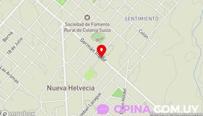 mapa de Escuela Nº 10 